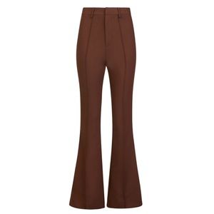 Brown Wide-leg Trousers - M